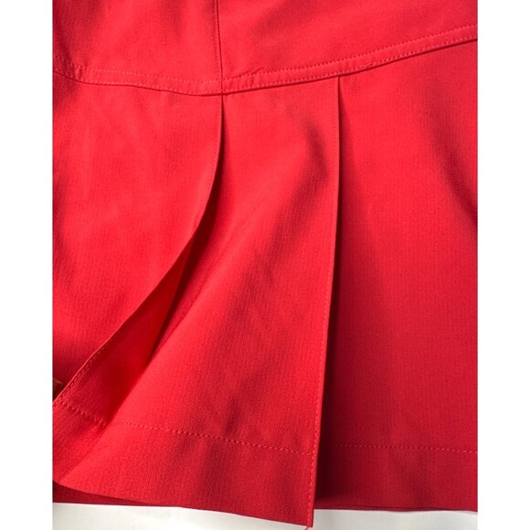 NWT GGBlue Luxe Sport Red Skort With Pockets & Pleats Women’s Size 10 - Picture 2 of 8